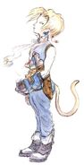 Concept art by Yoshitaka Amano.