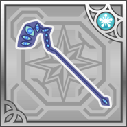Ice Staff in Final Fantasy Airborne Brigade (R).