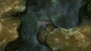 Traveling the Mushroom Rock Road in Final Fantasy X-2.