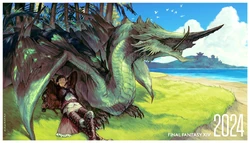 2024 New Year artwork of Vrtra and Naoki Yoshida.