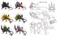 Concept art (top left).