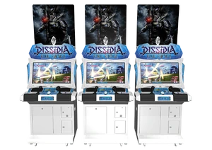 Square Enix's Dissidia Final Fantasy arcade machines.