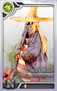 A Rank N Female Black Mage card in Final Fantasy Artniks.