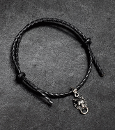 Leather bracelet.