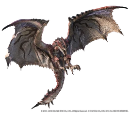 Rathalos from Final Fantasy XIV render