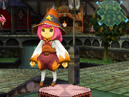 Orange Magic Hat in Final Fantasy Crystal Chronicles: Ring of Fates.