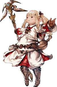 Artwork einer Lalafell als Weißmagier.