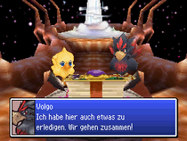 Volgo und Chocobo bilden ein Team