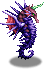 Violettes Seepferdchen