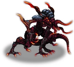 Ifrit, Gott des Feuers aus FFXIV als Gegner in einem Event