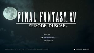 FFXV Episode Duscae