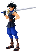 Zack in Kingdom Hearts: Birth by Sleep