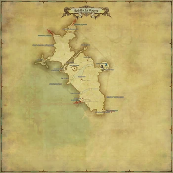 Karte des zentralen La Nosceas