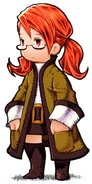 Artwork von Refia als Gelehrter aus Final Fantasy III (DS)