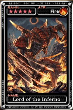 Ifrits Karte Lord of the Inferno in Guardian Cross