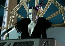 Edea während ihrer Ansprache FFVIII