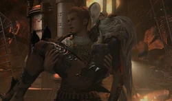 Balthier rettet Fran