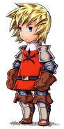 Artwork von Ingus als Krieger aus Final Fantasy III (DS)