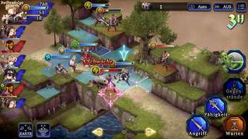 Schlachtfeld aus War of the Visions Final Fantasy Brave Exvius