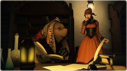 Beq Lugg und Prinzessin Pauldia Final Fantasy XIV