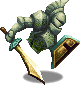 Schildstatue (auch Boss)