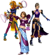 Das Zauberschützen-Kostüm in Final Fantasy X-2