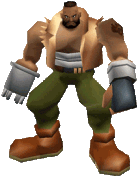 Barrets Kampfmodell in Final Fantasy VII