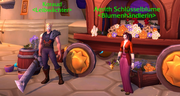 Cloud und Aerith in World of Warcraft