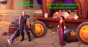 Cloud und Aerith in World of Warcraft 