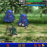 Final Fantasy Artniks Kampf gegen Monster