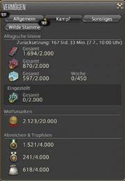 Vermögen Kampf FFXIV