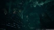 Shinra Hauptquartier außen Final Fantasy VII Remake