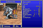 Der Eintrag zu Behemoth in der Dawn of Souls-Version von Final Fantasy II