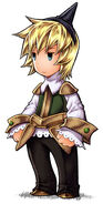 Artwork von Ingus als Beschwörer aus Final Fantasy III (DS)