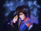 Wallpaper mit Rinoa und Squall