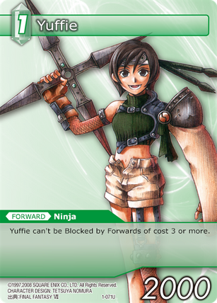 Yuffie (2) | Final Fantasy Trading Card Game Wiki | Fandom