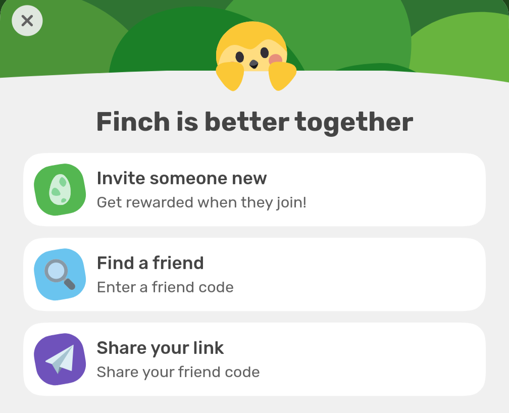 Invite | Finch: Self Care Pet Wiki | Fandom