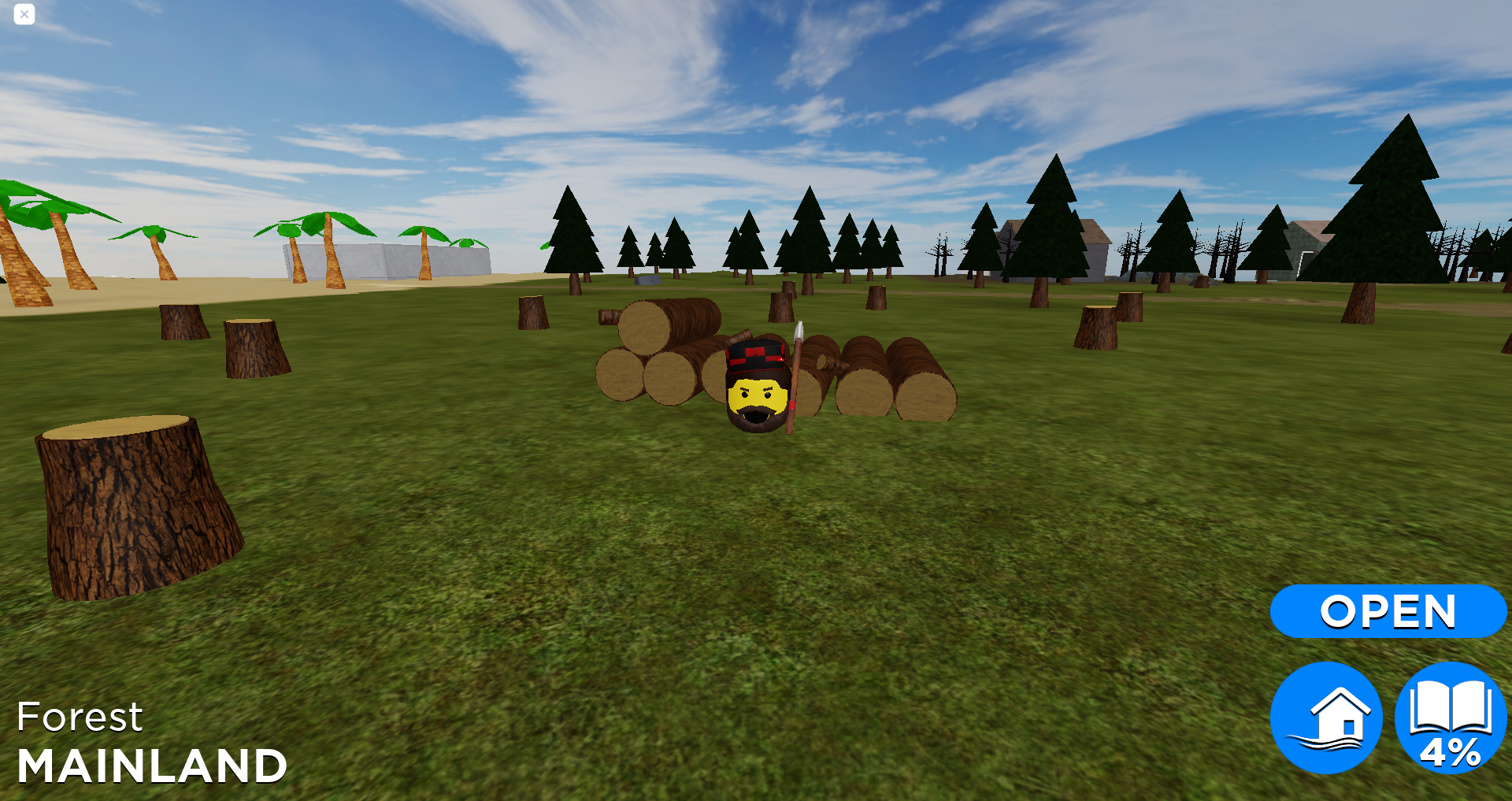 Lumberjack Noob Find The Noobs 2 Wiki Fandom - seashell noob roblox find the noobs 2