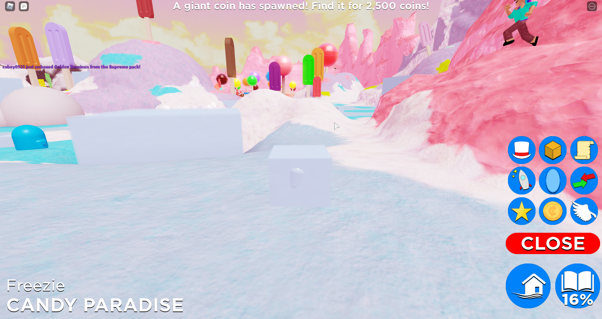 Frozen Noob Find The Noobs 2 Wiki Fandom - roblox find the noobs 2 candy paradise