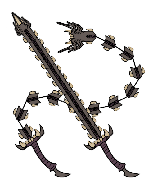 segmented sword