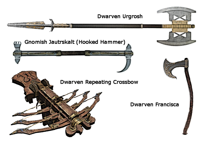 dwarven weapons