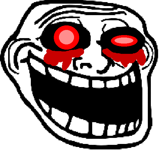 Sad troll face ascii* : r/whenthe