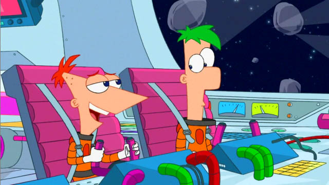 Fineasz I Ferb Skok W Kosmos