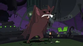 Doofenshmirtz get eaten by Derek the Bat