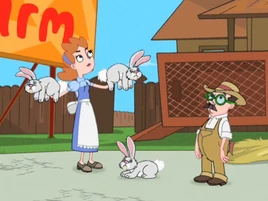 Rabbits just fall out of the sky - cropped