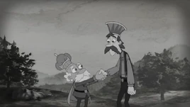 Mayors shaking hands