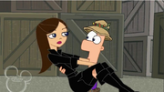 Ferb catches Vanessa