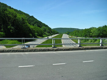 Court street bridge over interstate 86 Owego