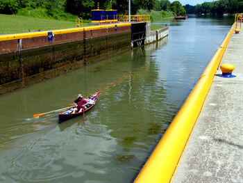 Lock on the Cayuga-Seneca Canal