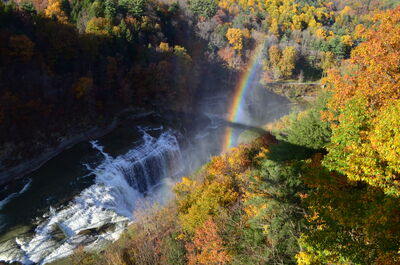 Letchworth State Park in autumn